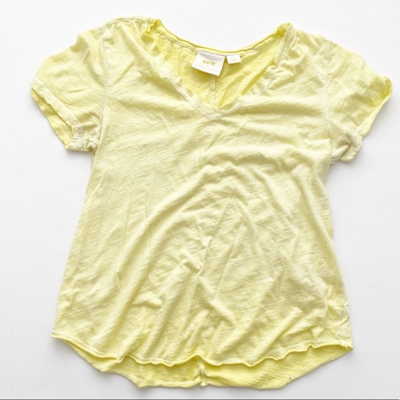 Anthropologie Tops - Anthropologie ❤️ Shirt Top Yellow